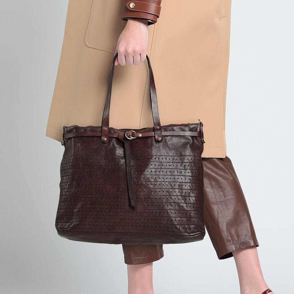 NWT PRICE DROP Campomaggi Otranto Top Belted Deep Brown